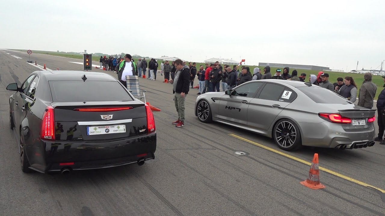 750HP BMW M5 F90 HPT vs 1000HP Cadillac CTS-V