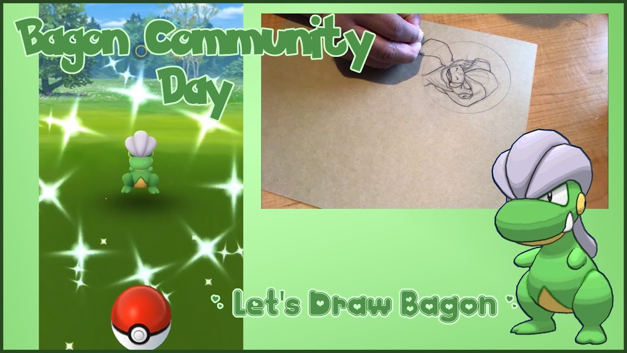 "Drawin'" in the Shiny Luck w/ Shiny Bagon- Bagon Community Day