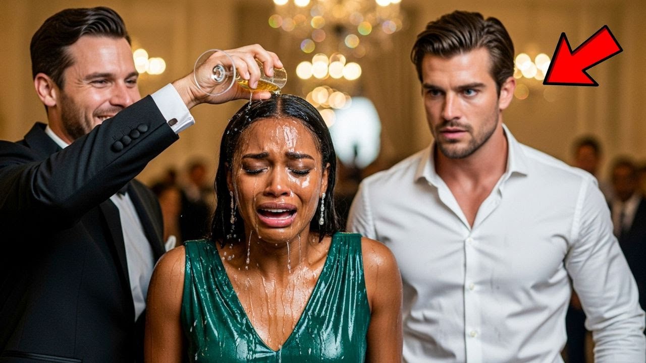 HER EX THREW CHAMPAGNE ON HER FOR FUN, UNAWARE HER HUSBAND WAS A MILLIONAIRE CEO...