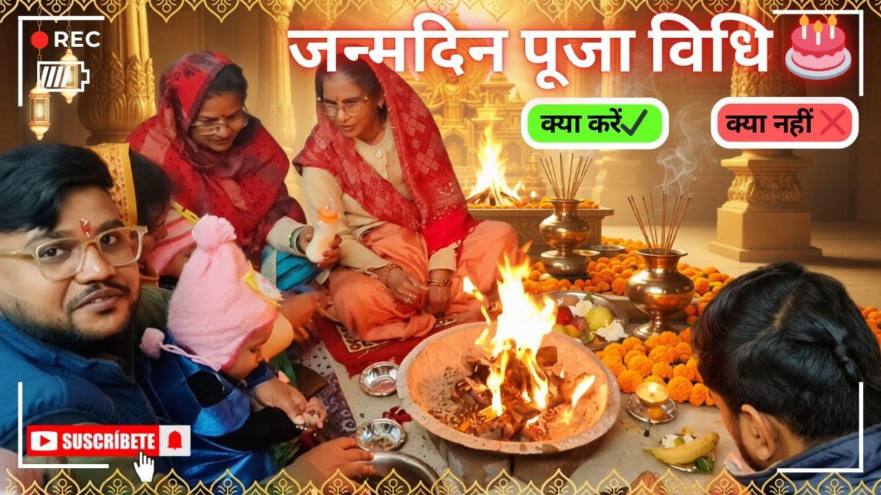 जन्मदिन पूजा विधि | जन्मदिन में क्या करें क्या नहीं ❌✔️ | जन्मदिन मनाने की विधि |Janamdin Puja Vidhi