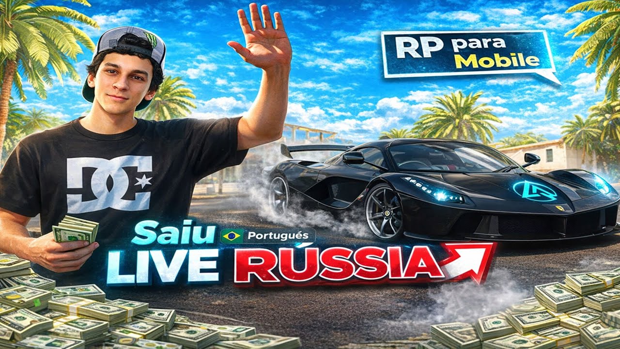 🚨LIVE RUSSIA CHEGOU AO BRASIL!🔥Versão BR (Tiringa na VOZ)