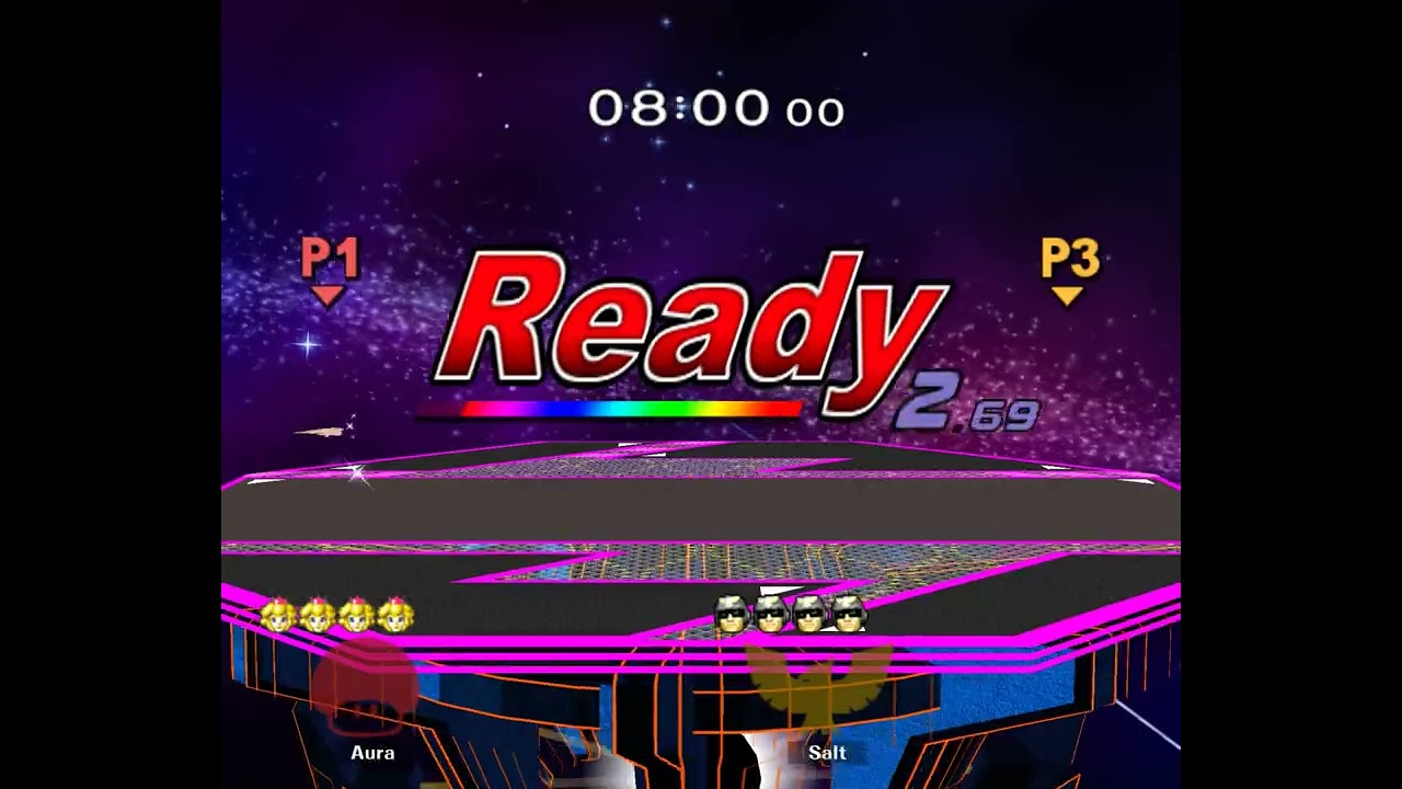 [ass] 173 - Melee Singles WF — Salt ⟮Falcon⟯ vs Aura ⟮Peach⟯