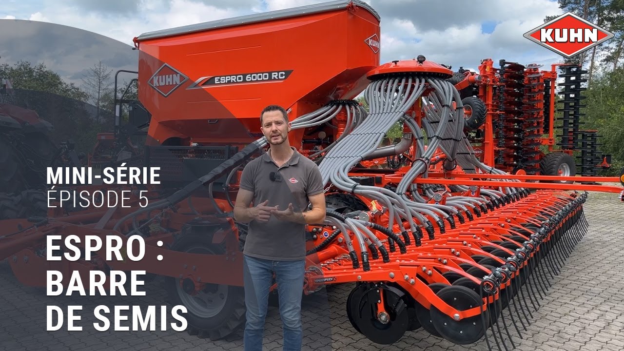 Barre de semis du semoir semis simplifié ESPRO | EPISODE 5 | KUHN