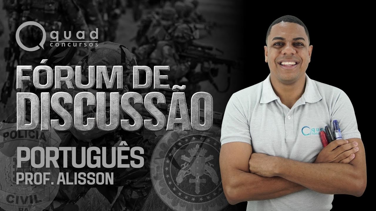 Fórum de Discussão (18/12) - Português - Professor: Alisson