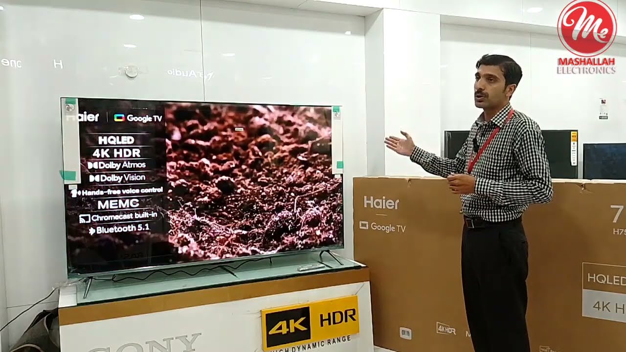 Haier 75 Inches 4K HDR Led Review || 75P7UX Model || Special Discount #viral #mashallah #electronic