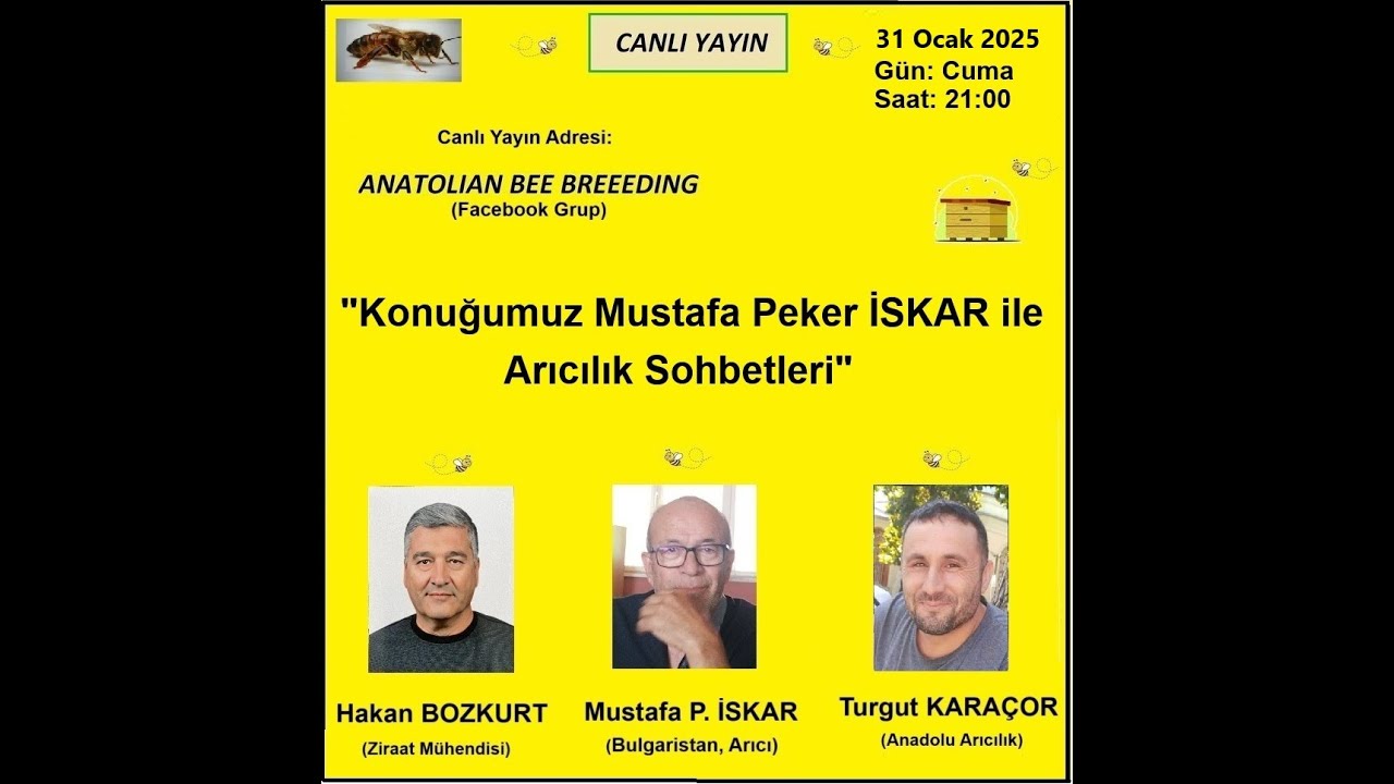 Konuğumuz Mustafa Peker İSKAR ile Arıcılık Sohbetleri