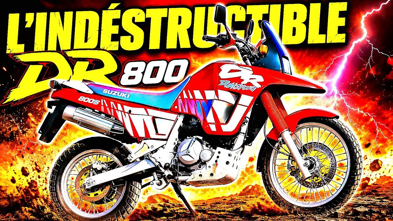 La moto la plus sauvage jamais construite par Suzuki 💀🔥 | DR 800 BIG, le monstre oublié