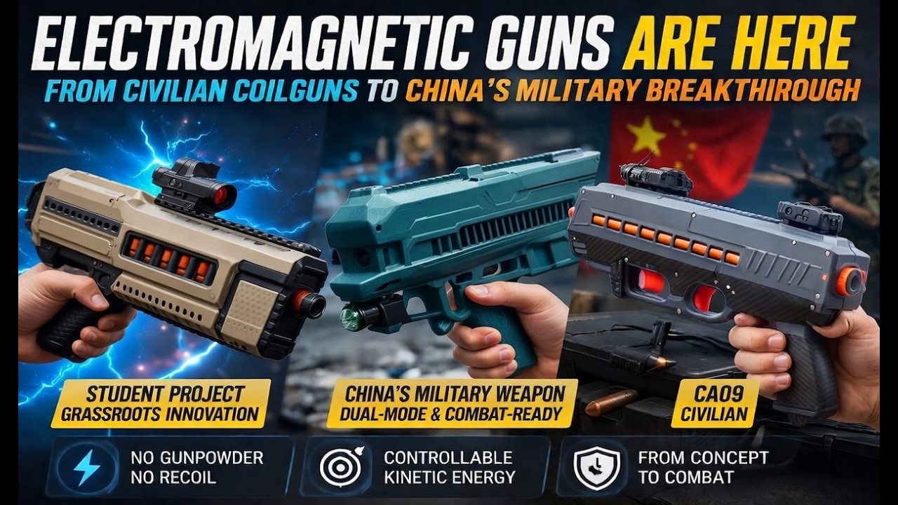 Electromagnetic Guns Are Here: From Civilian Coilguns to China&rsquo;s Military Breakthrough