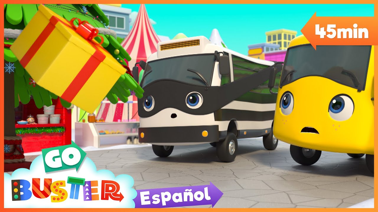 ¡Buster Salva el Regalo de Navidad! | 🚌 Go Buster en Español 🚌 Dibujos para niños