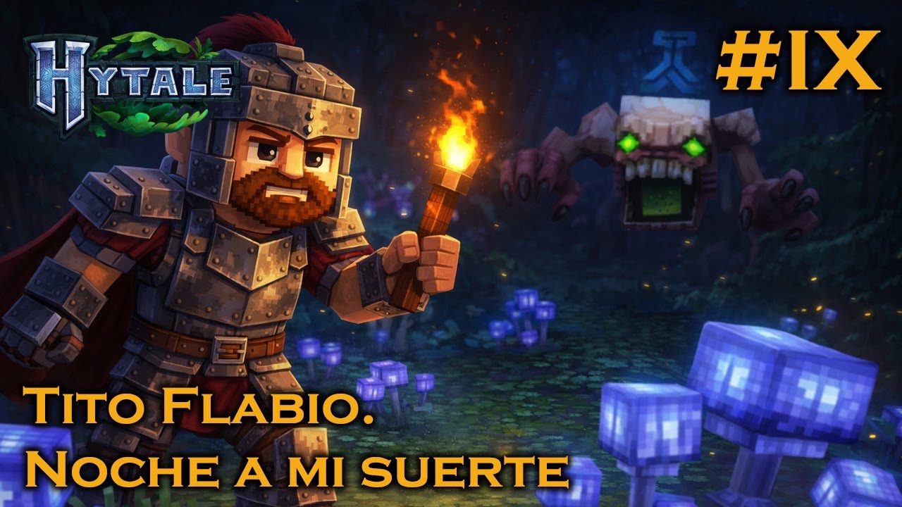 Hytale IX. Noche de exploración armado solo con unas dagas de hierro