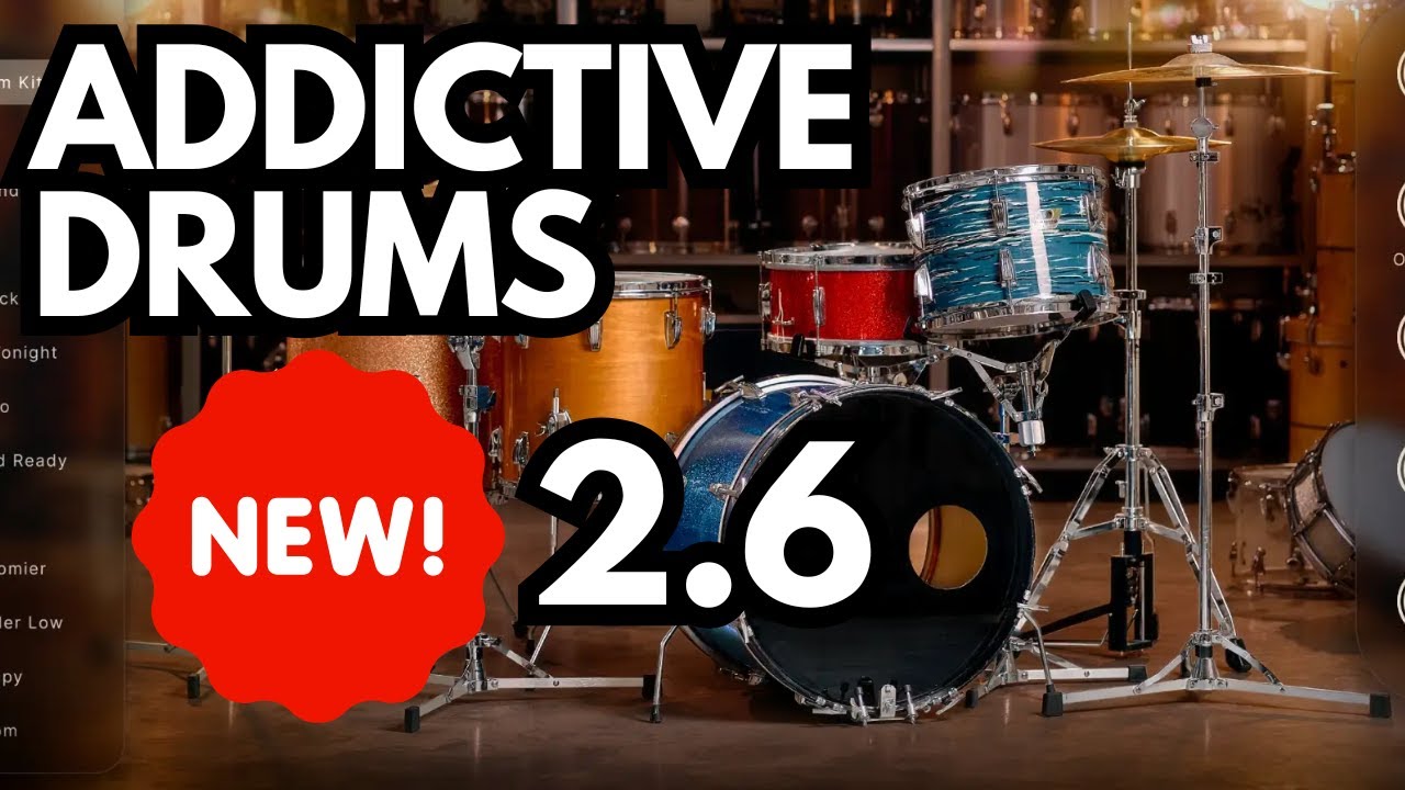 Addictive Drums 2.6 просто сводит с ума — 5 новых функций, которые обязательно нужно увидеть!