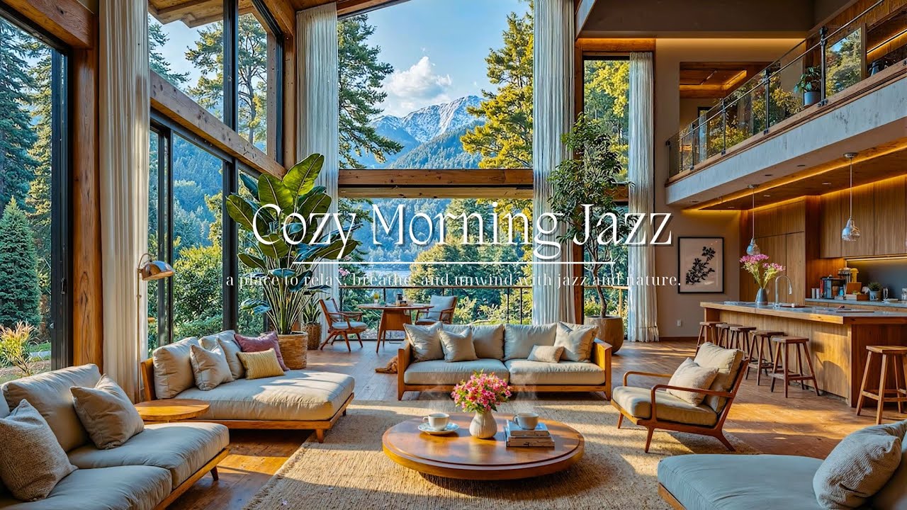 Уютный джаз в утренней обстановке гостиной | Музыка в стиле smooth jazz на фортепиано