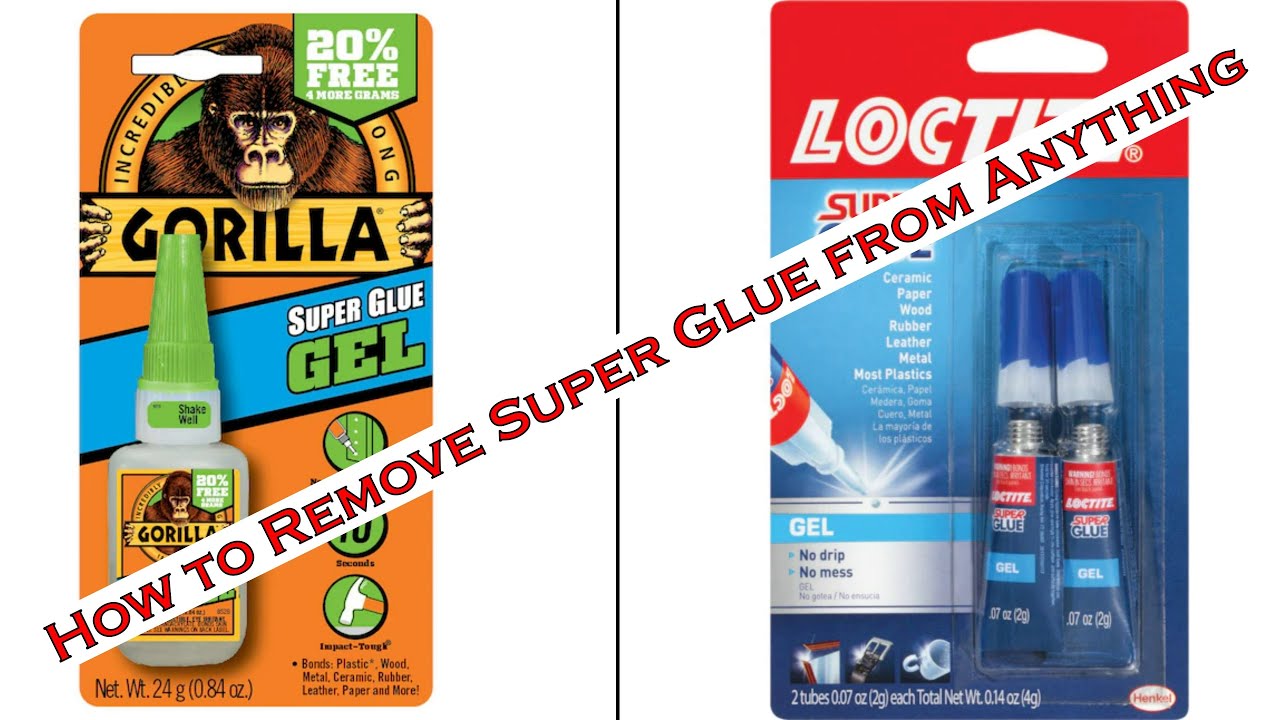 How to Remove Super Glue from Anything. Methods Apply to Gorilla and  Loctite Super Glue