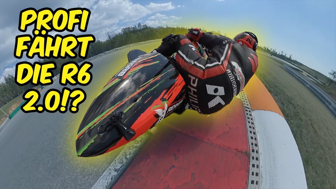 Rennfahrer fährt die Yamaha R6 2.0!