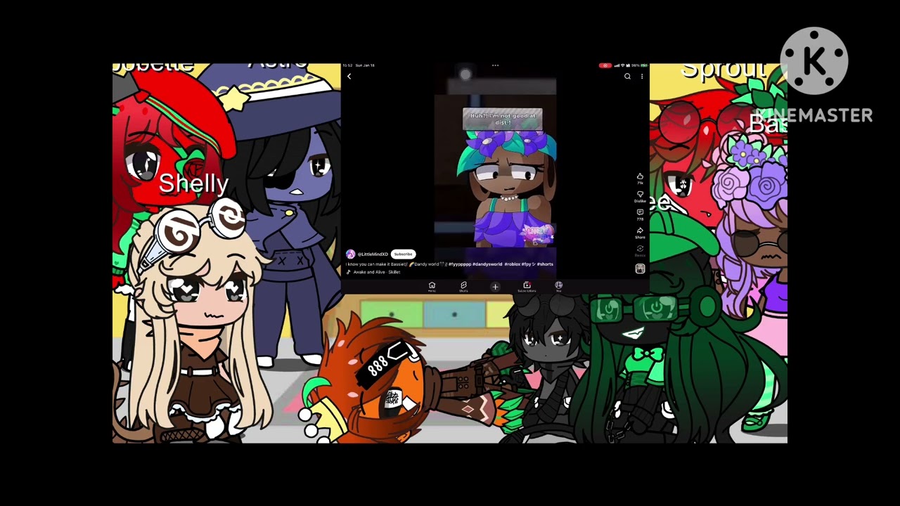 Dandy’s world react to each other (8/8)(bassie)
