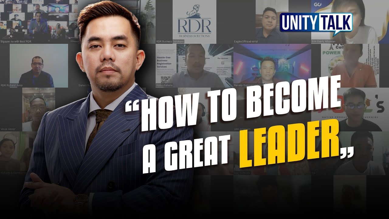 #rdrunitytalk | Paano Maging Magaling na Lider