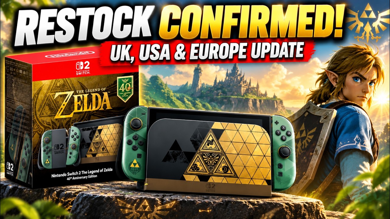 Zelda Switch 2: ПОДТВЕРЖДЕНО ПОПОЛНЕНИЕ ЗАПАСОВ! Обновление информации для Великобритании, США и ...