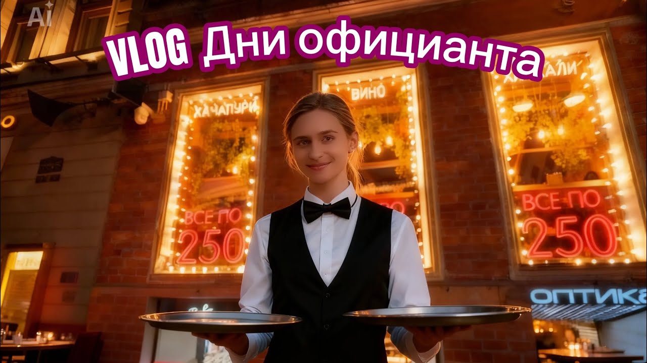 ДВА ДНЯ ИЗ ЖИЗНИ ОФИЦИАНТКИ: сколько заработала, насколько устала и стоит ли оно того💸