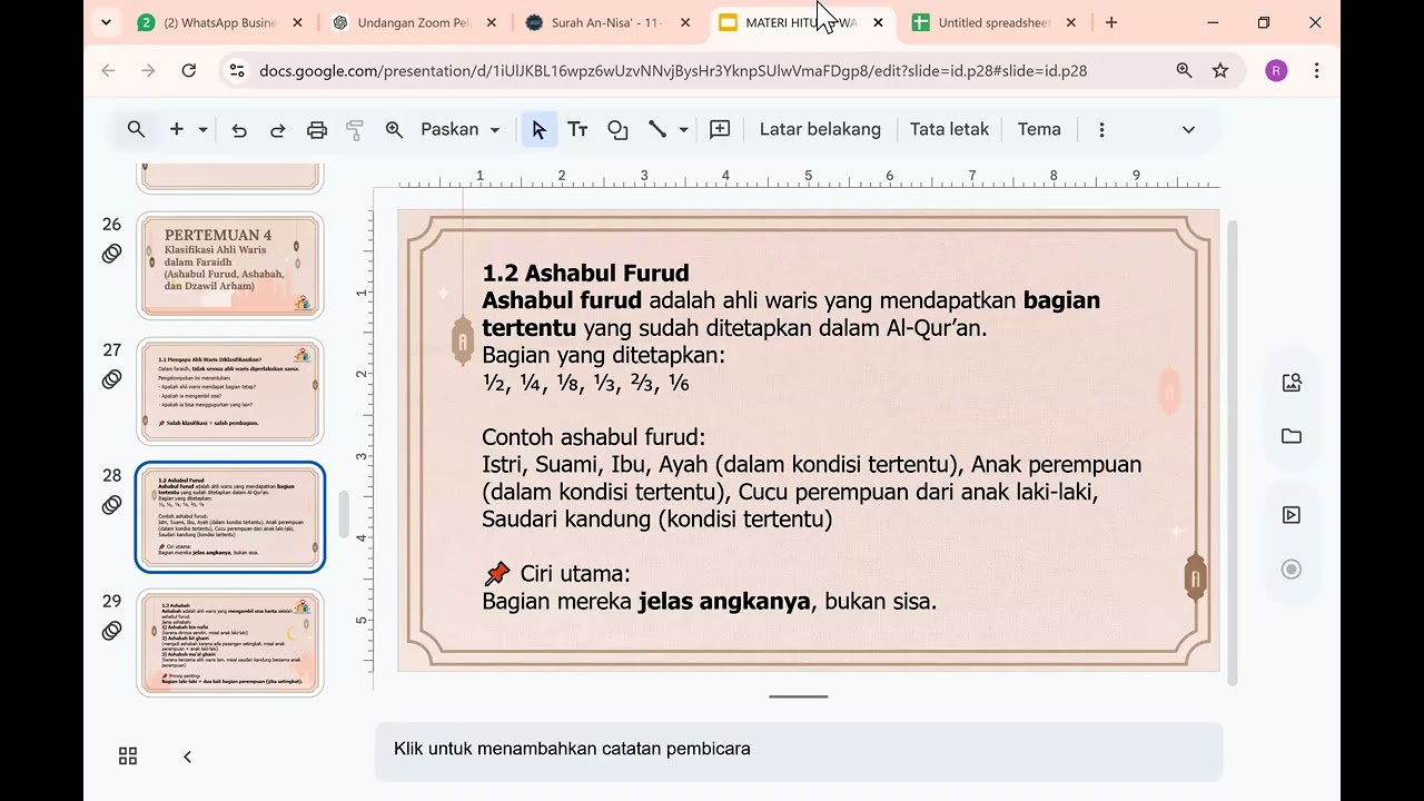 Wajib Tahu! 3 Jenis Ahli Waris dalam Islam yang Menentukan Pembagian Warisan