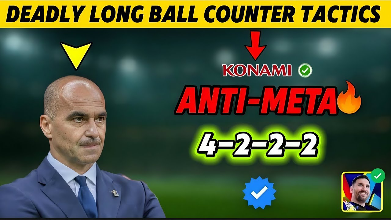 Смертоносная тактика 4-2-2-2 с длинными контратаками в мобильной версии eFootball 2026! Ваш кратч...