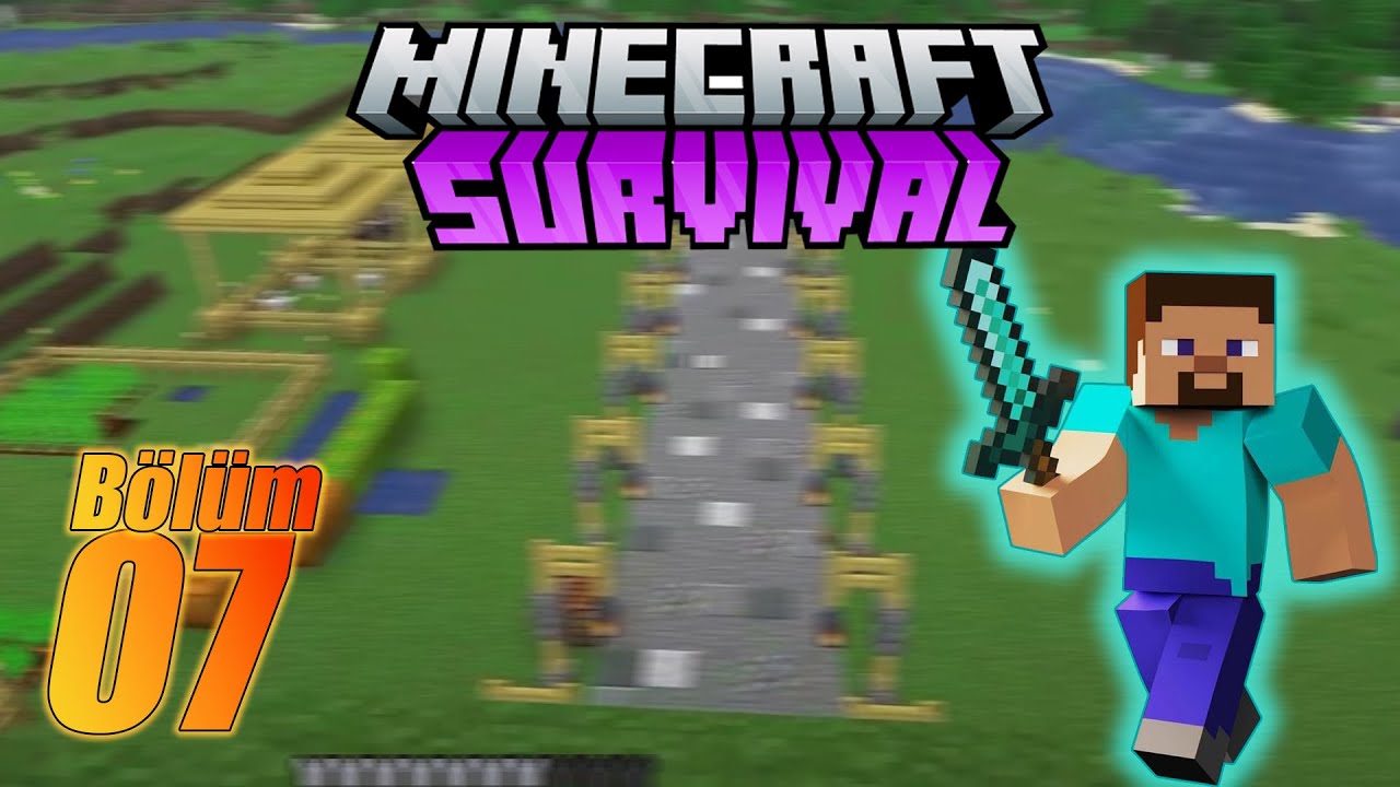 Köylüleri Kendi Köyüme Taşıdımm - Minecraft Survival 7.Bölüm
