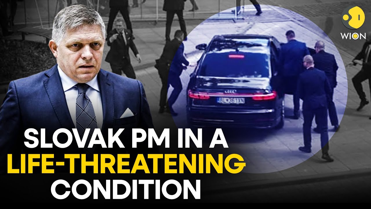 Slovakia PM Robert Fico shot LIVE: Slovakia's PM injured in an Assassination Attempt | WION LIVE