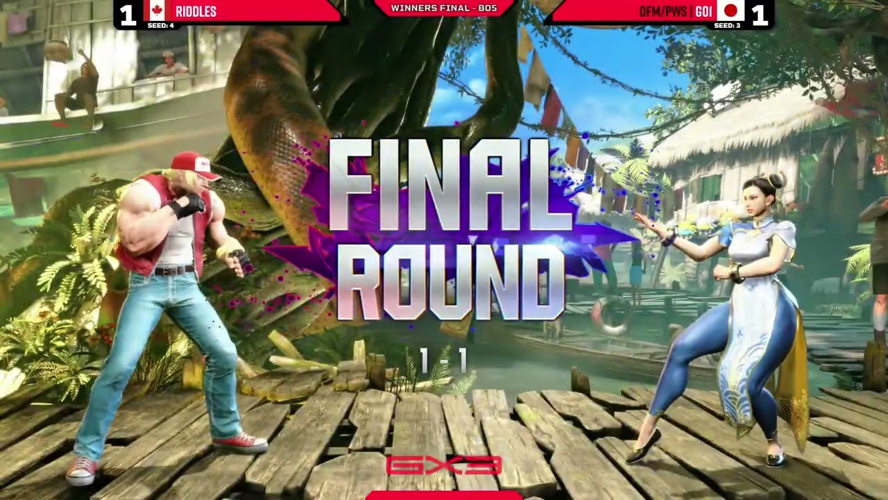 Riddles (Terry) vs DFM/PWS | GO1 (Chun Li) - Winners Final - SF6 | GX3