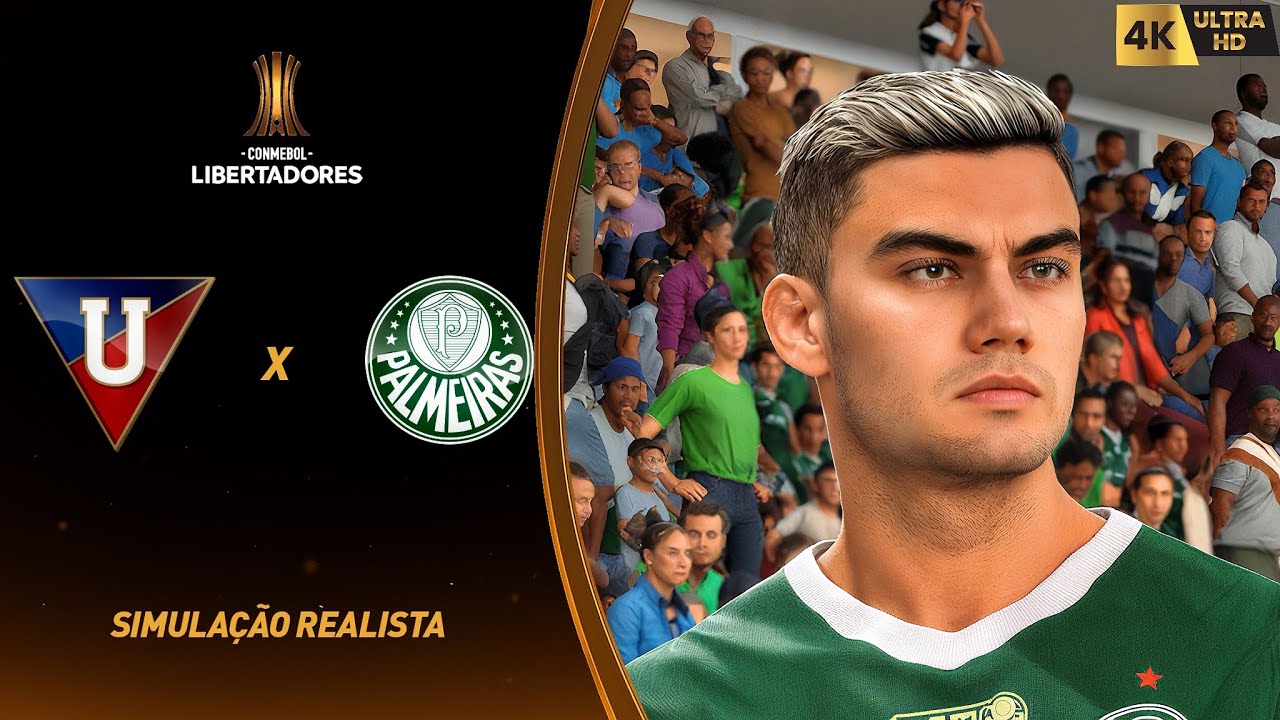 FC 25 | Ldu vs Palmeiras | Semifinal da LIBERTADORES 2025 | EA Sports FC 25 4K60FPS Simulação.