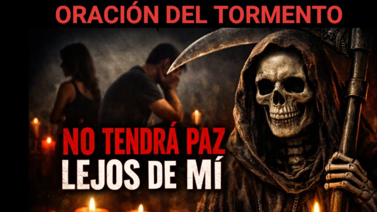 ORACIÓN DEL TORMENTO A LA SANTA MUERTE | No Tendrá Paz Lejos de Mí