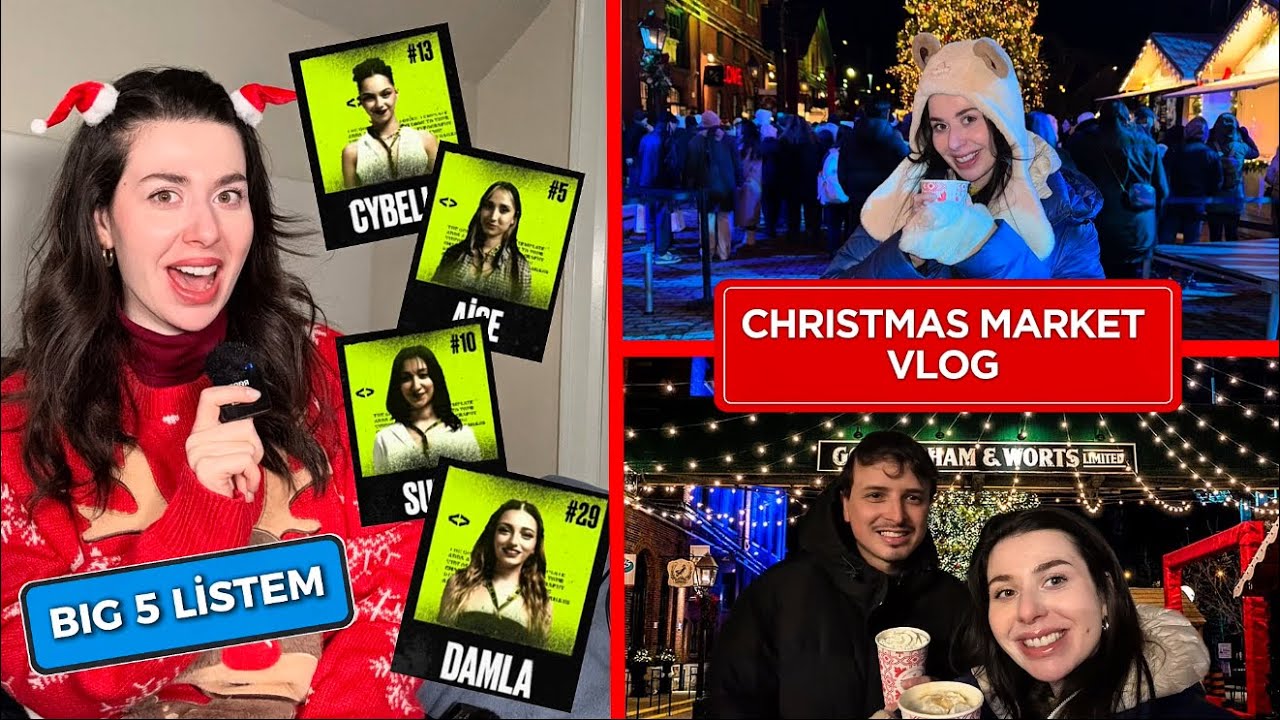 BIG 5 YORUMLUYORUM 🫡 + CHRISTMAS MARKET ‘I GEZİYORUZ(Toronto) 🥳