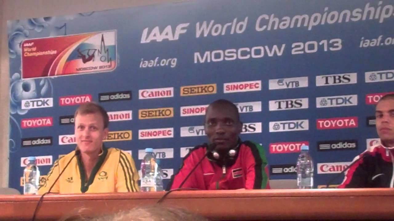 Men's 1500 post-race press conference at 2013 IAAF World Championships (part 2)