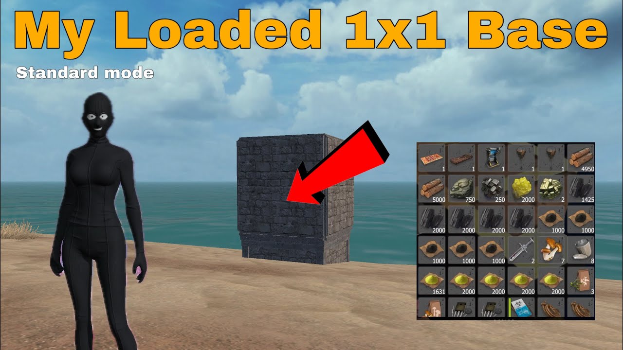I Make my 1x1 Base Loaded Before making Bunker - Last island of survival 