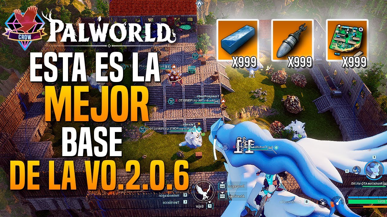 ESTA ES LA MEJOR BASE PARA LA V0.2.0.6 DE PALWORLD - TODO LO QUE NECESITARAS PARA EL ENDGAME AQUI!