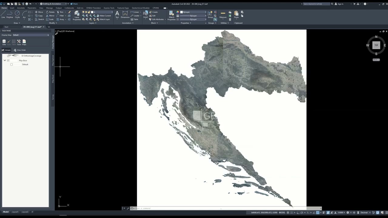 IMPORT WMS IN AUTOCAD (GEOPORTAL)