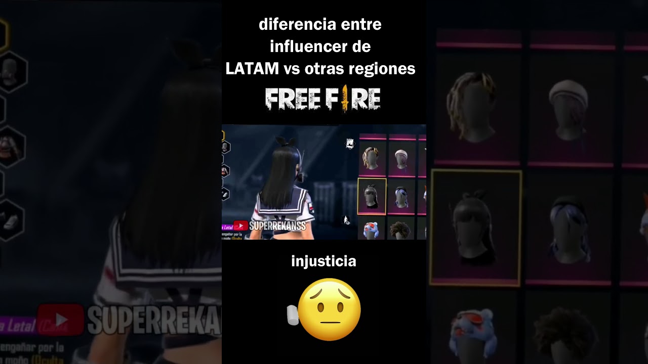 Influencers de Free Fire que reciben 60,000 diamantes al mes! 😱 #Shorts