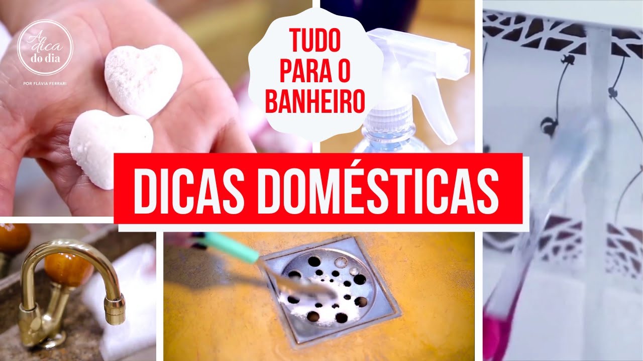 17 DICAS PARA LIMPAR O BANHEIRO QUE TODA DONA DE CASA DEVE SABER | FLÁVIA FERRARI