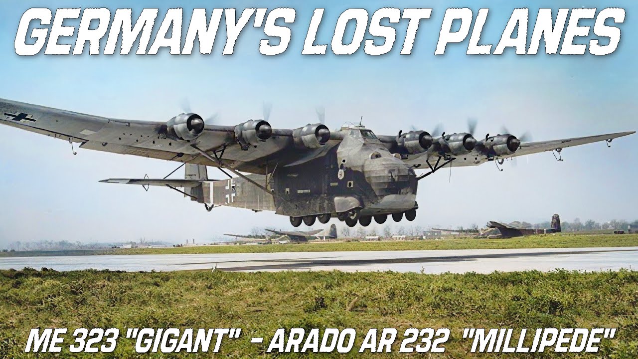 Messerschmitt Me 323 «Гигант», Arado 232 «Многоножка» и передовые немецкие транспортные самолёты ...