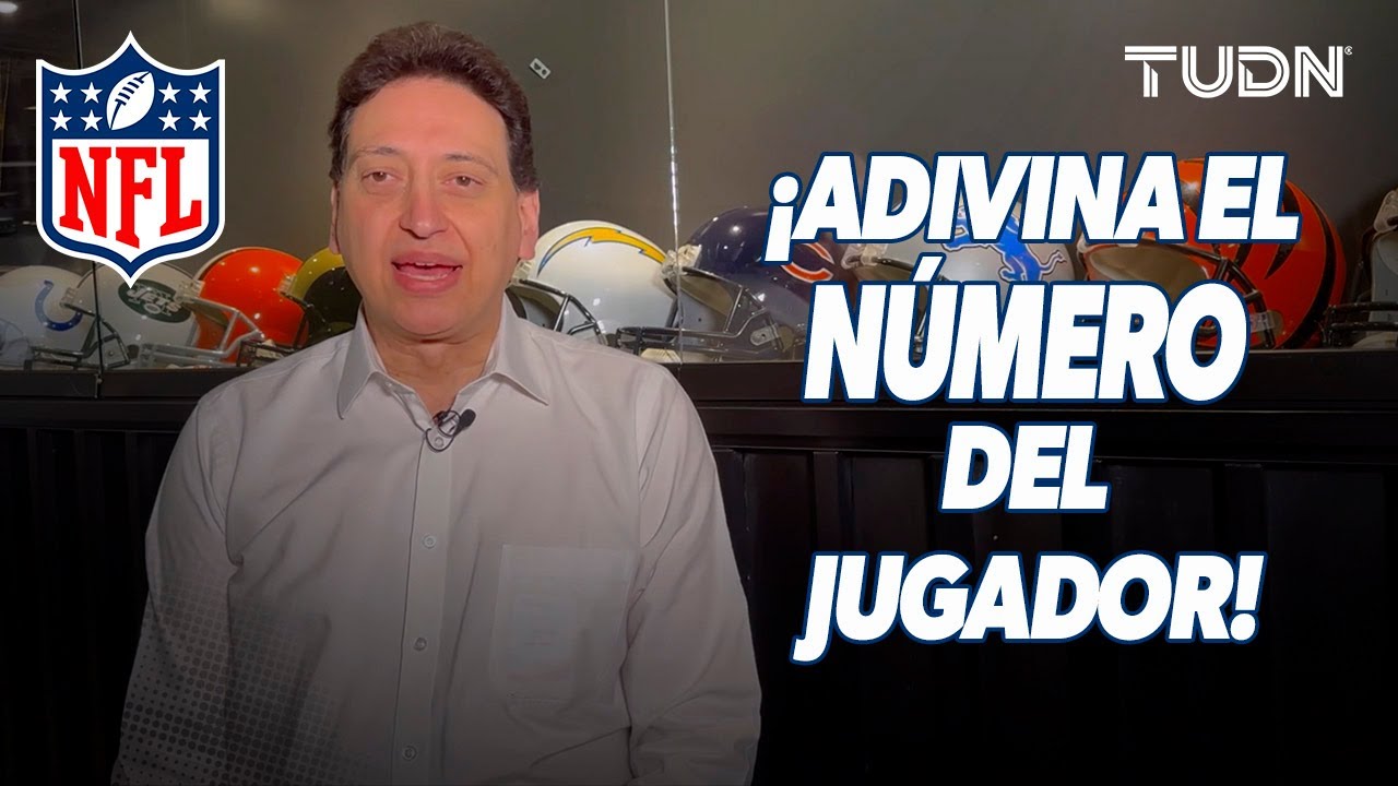ADIVINANDO el NÚMERO de los JUGADORES con los AMIGOS 🏈 | NFL | TUDN