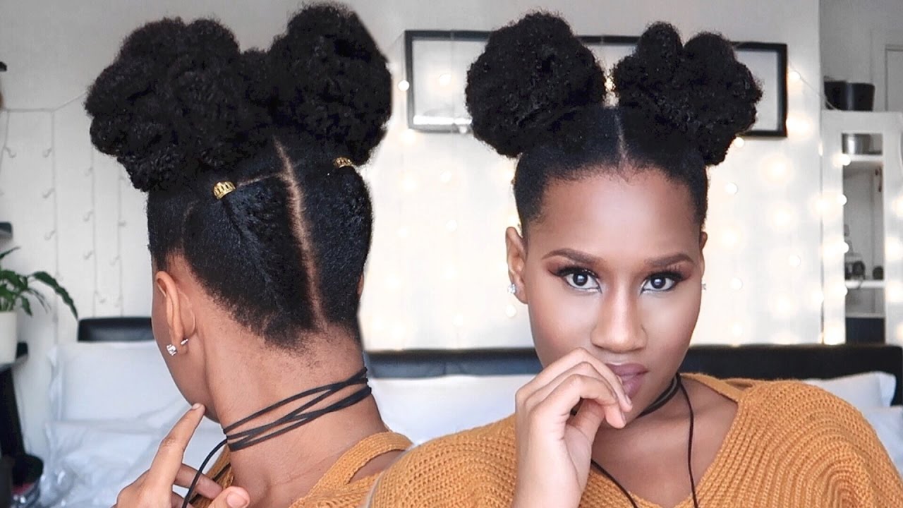 5 min EASY Natural 4C hair 