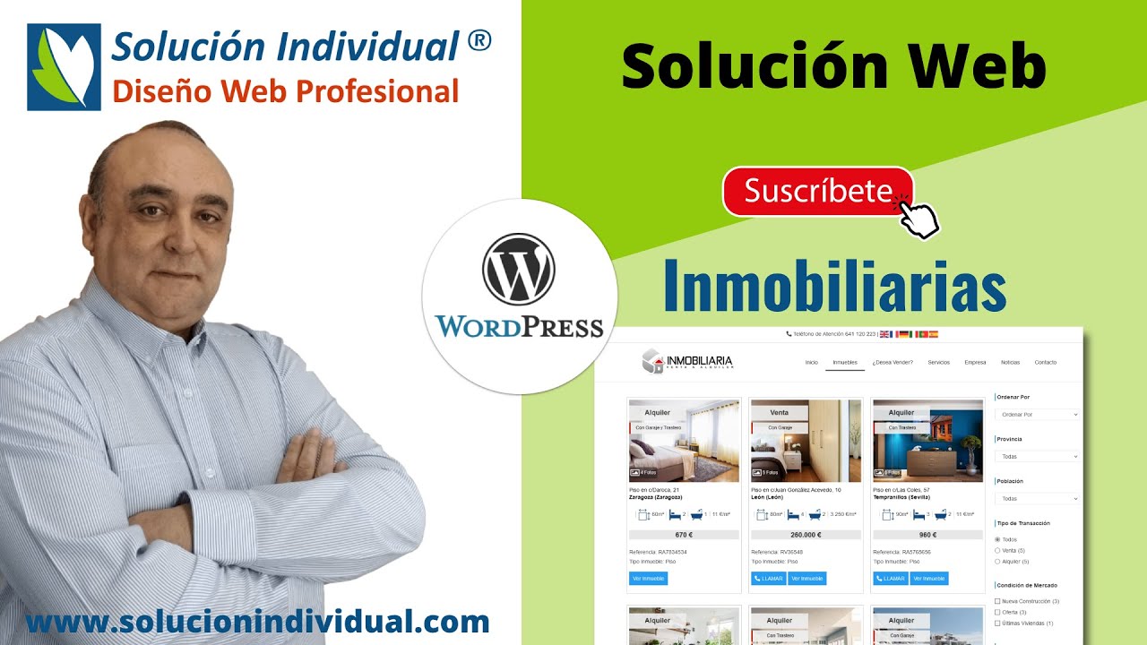 Soluci&oacute;n Web para Gestion Inmobiliaria con Wordpress en Alcal&aacute; de Henares