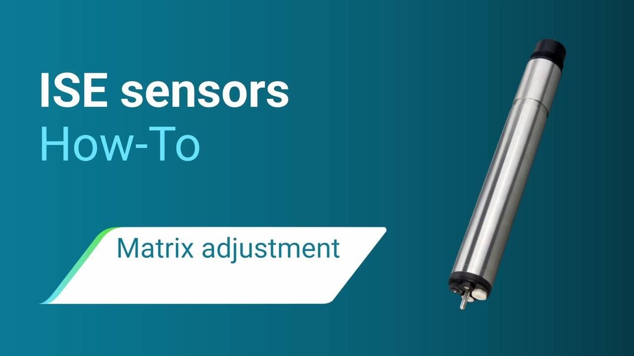 Right sampling for matrix adjustment of ISE electrodes