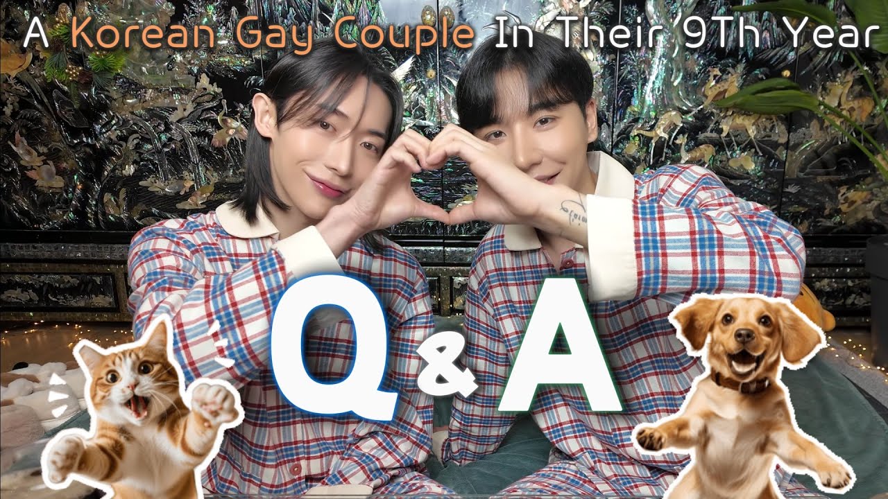 🌈 (남남커플) 시골에 사는 10년차 게이커플의 '첫 번째 Q&A' (+9주년 기념일🎉) [SUB] BL | Korean gay | Gay couple | Q&A | Vlog 💚💙