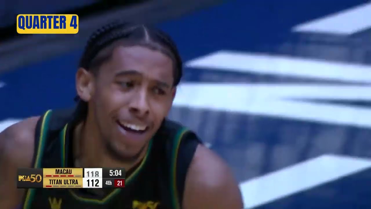 MACAU vs TITAN ULTRA | SMART PLAYS OF QUARTERS 3 & 4 | PBA SEASON 50 GOVERNORS' CUP