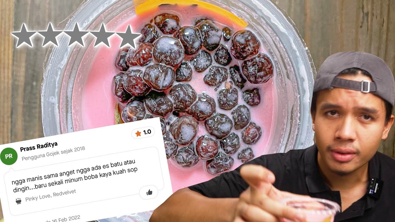 REVIEW MINUMAN BOBA DAN CIRENG RATING RENDAH ❗- BOBA TAWAR DAN CIRENG EXTRA NYAMUK ❓❗- SAD FOOD
