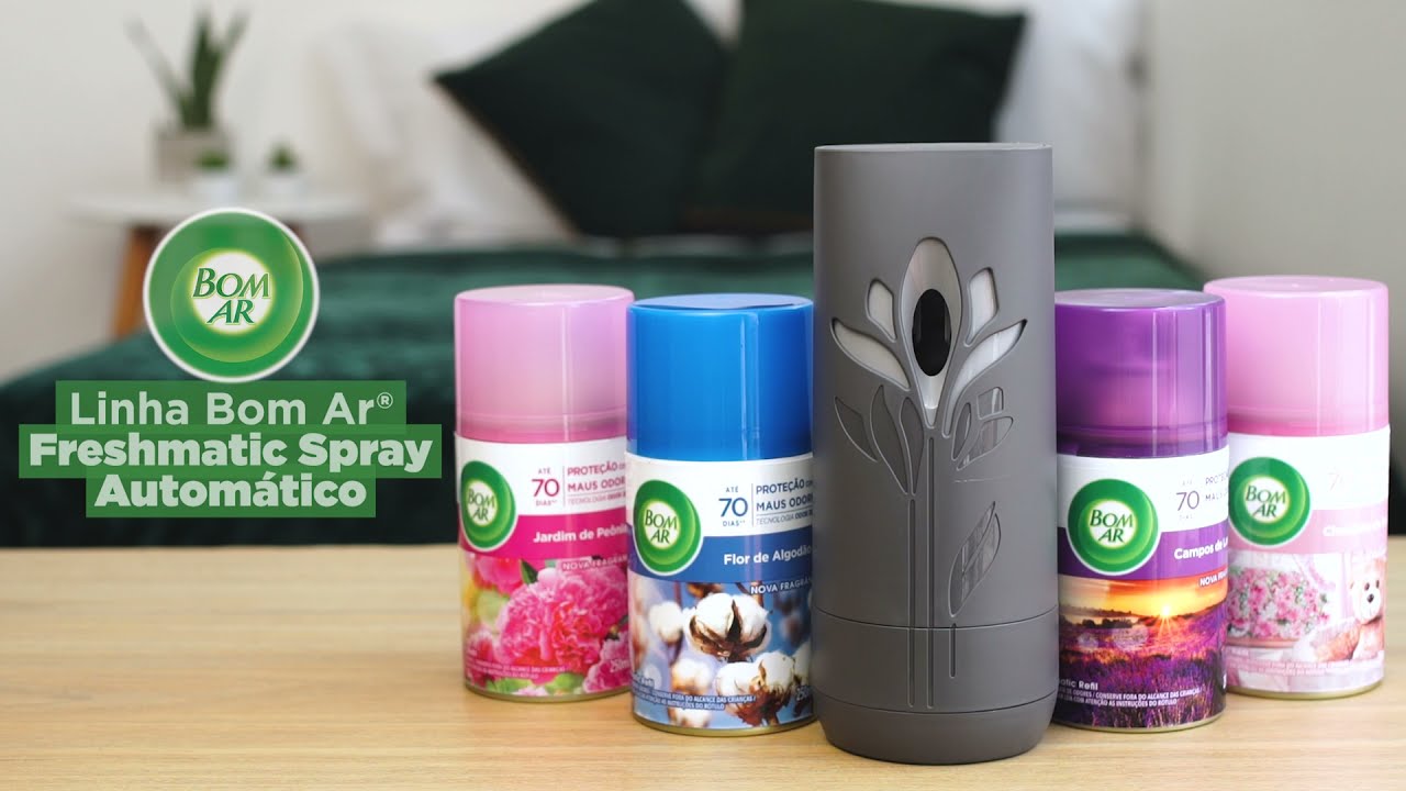 Bom Ar – Como usar o Freshmatic Spray Automático?
