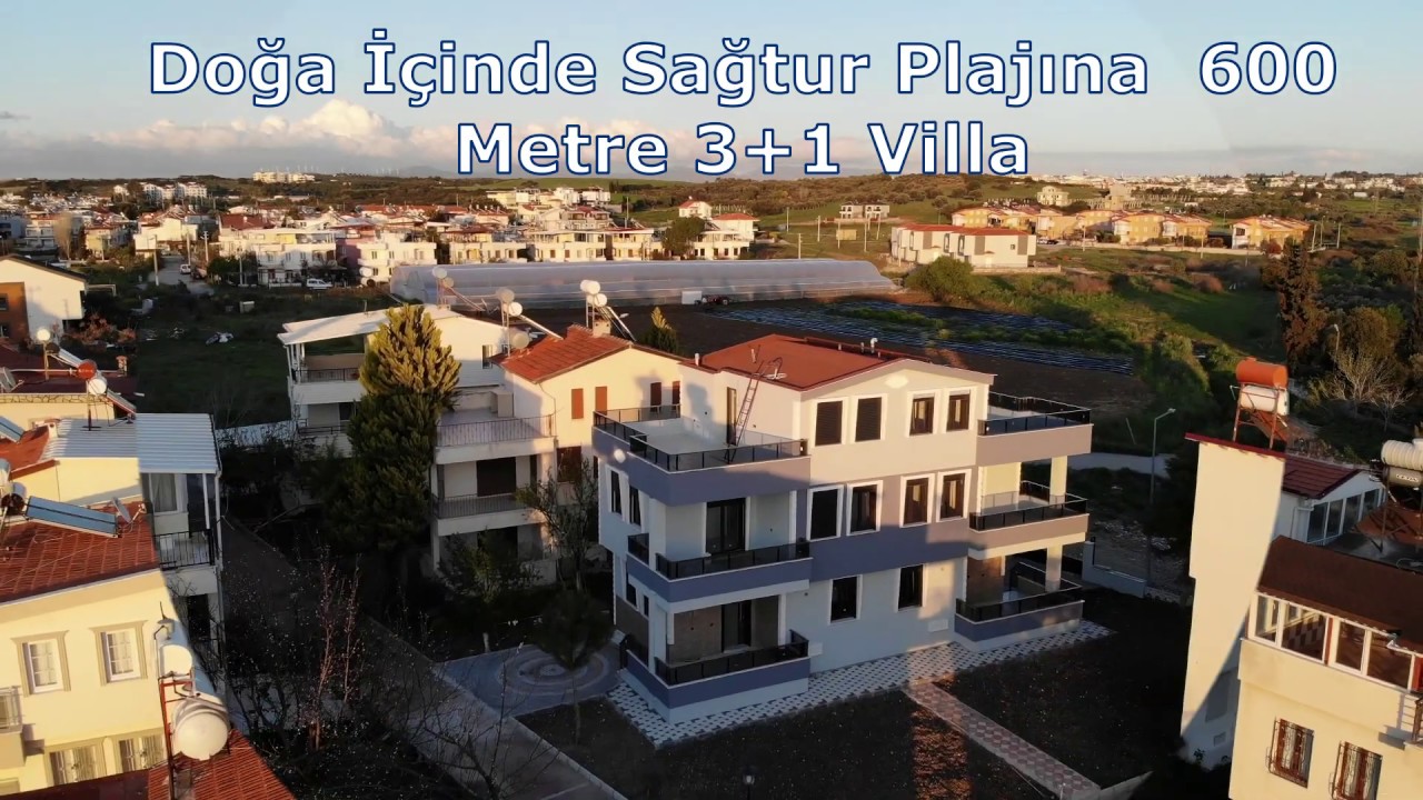 Didim Sağtur'da Satılık Sıfır Bahçeli Villa