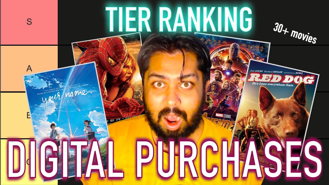 Ranking My 30+ Digital Movie & TV Show Purchases!