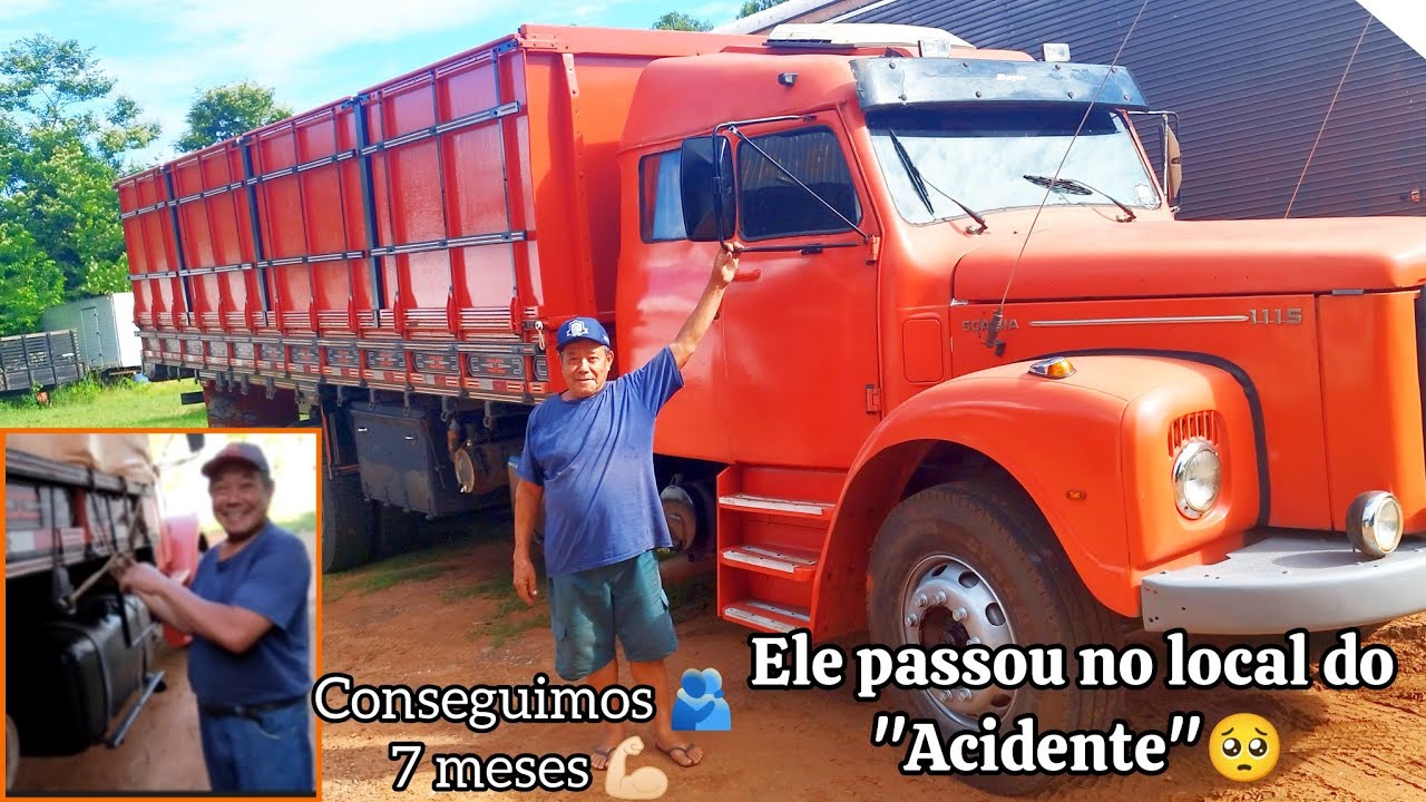A Primeira Viagem depois do Acidente.Obrigado a cada um de vocês🙏🏻#scania111 #scaniavabis #scaniatru