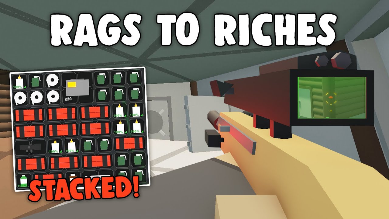 I WENT FROM RAGS TO RICHES LIVE! - Unturned Vanilla
