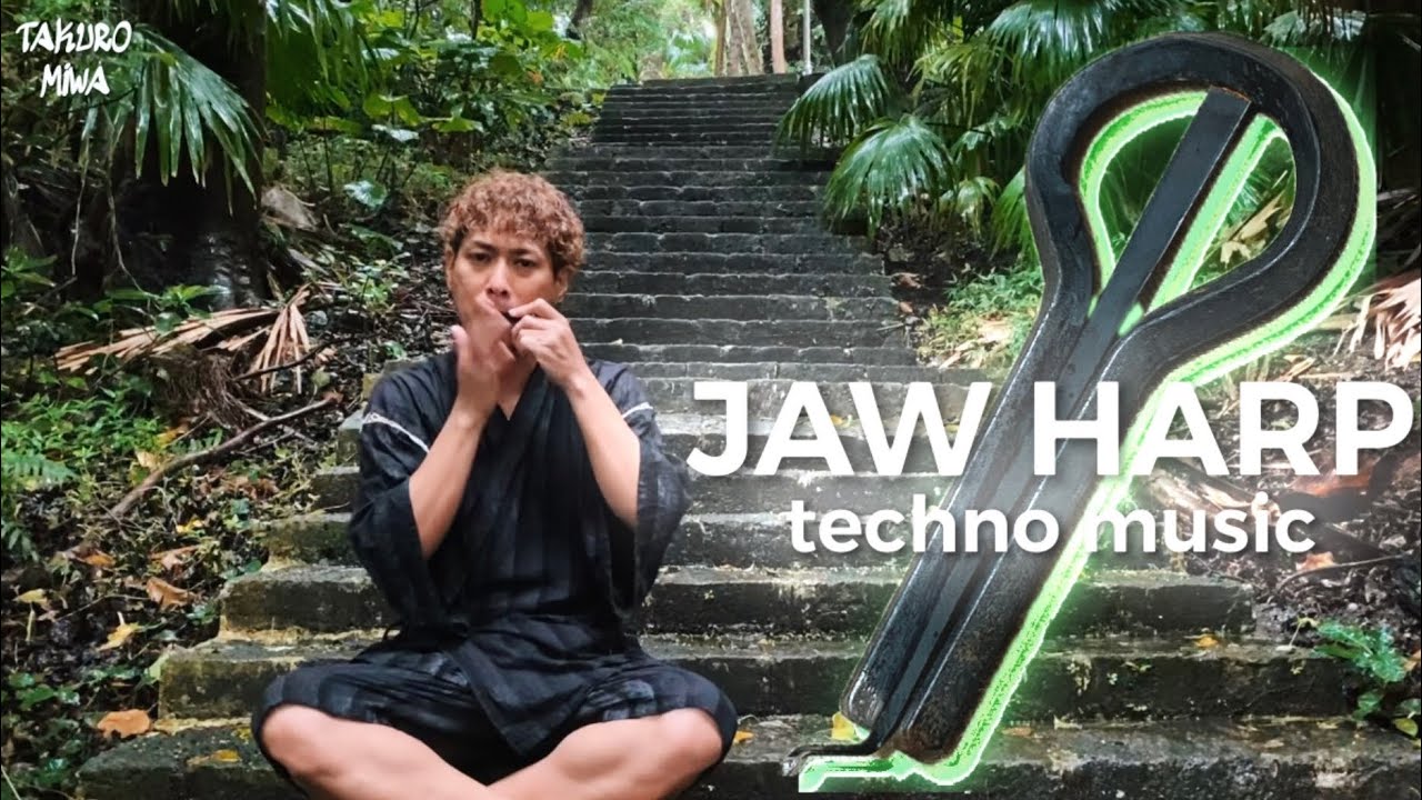 80（TAKURO）jaw harp & drum _techno music 口琴テクノ　model -Black fire mini-